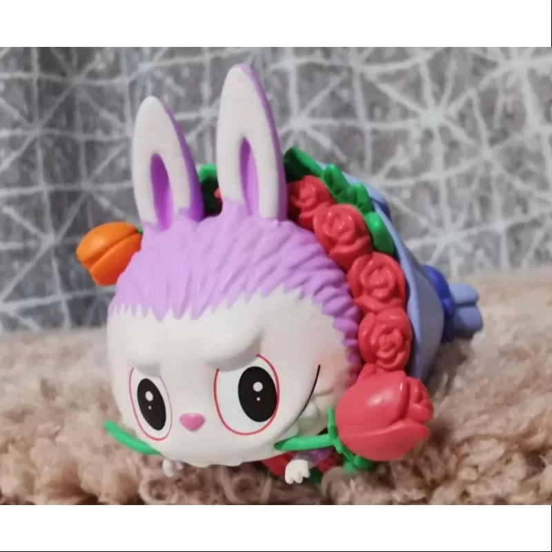 Labubu Die Monster Blumenelfen Serie Rose Labubu