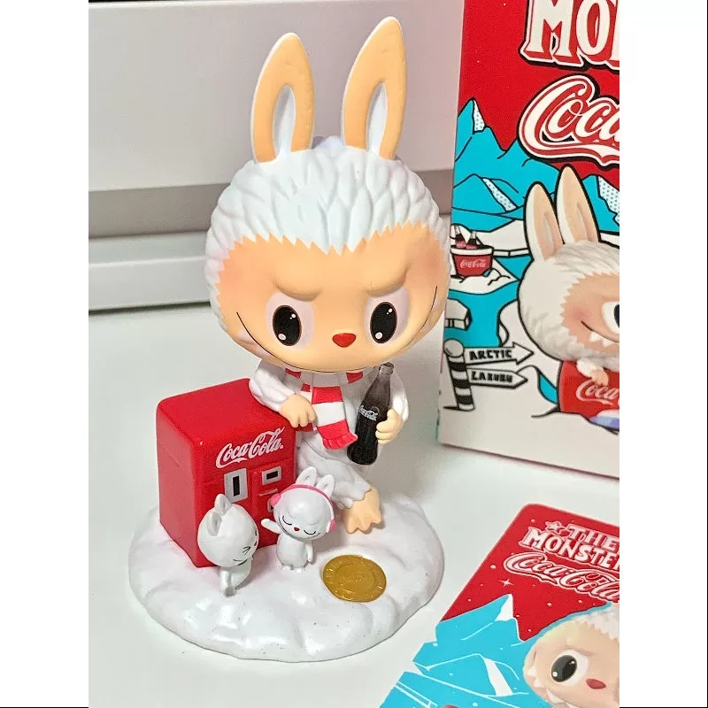 Labubu Die Monster Coca Cola Serie Kleiner Schneemann