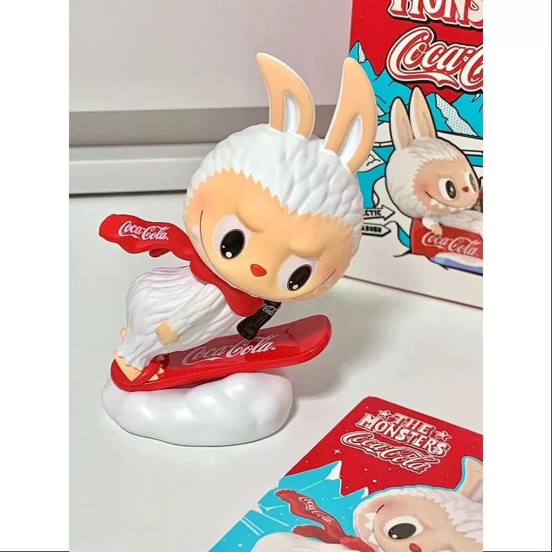 Labubu Die Monster Coca Cola Serie Snowy Mountain