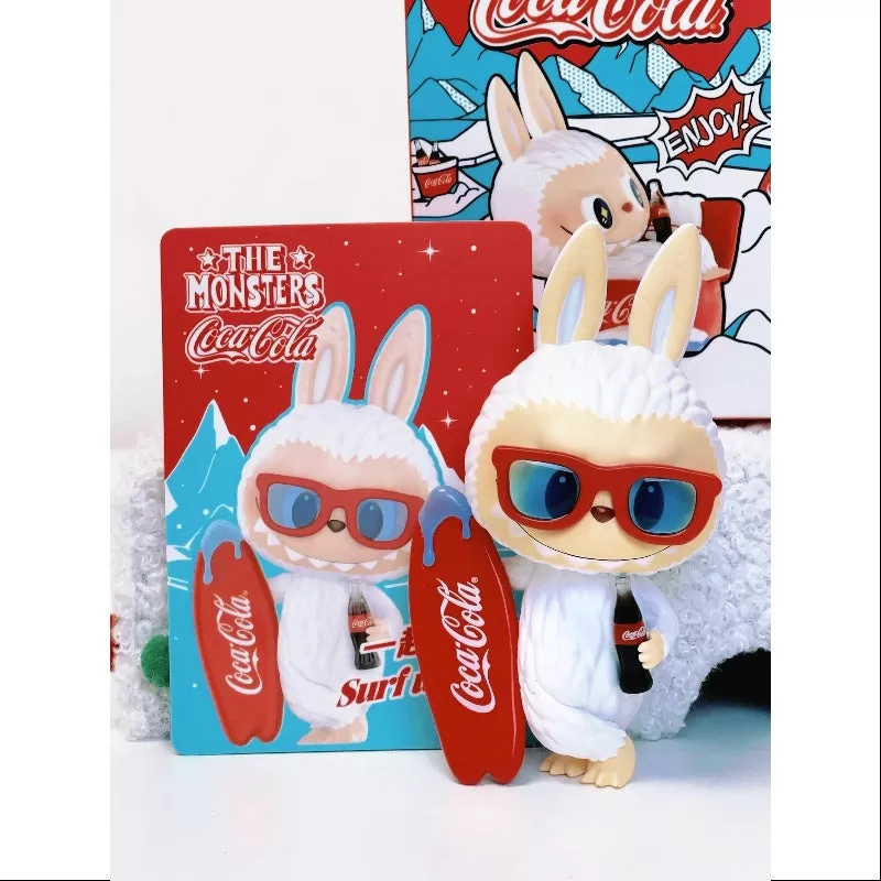 Labubu Die Monster Coca Cola Serie Surf With Me