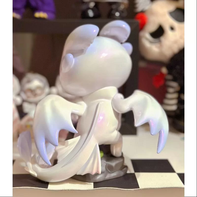 Labubu Die Monster Drachenzähmen leicht gemacht Seltene weiße Figur LIMITIERT Labubu Die Monster Drachenzähmen leicht gemacht Seltene weiße Figur LIMITIERT