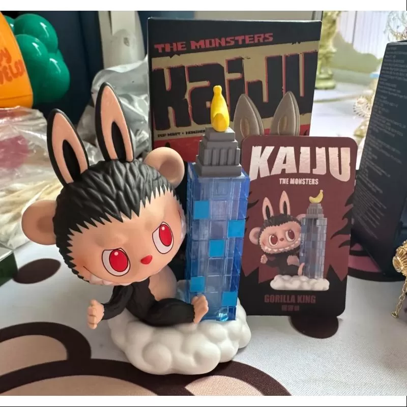 Labubu Die Monster Kaiju-Serie Großer seltener geheimer Gorillakönig