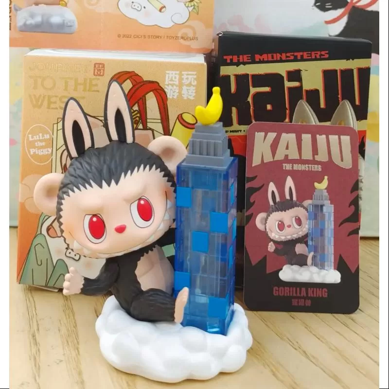 Labubu Die Monster Kaiju-Serie Großer seltener geheimer Gorillakönig