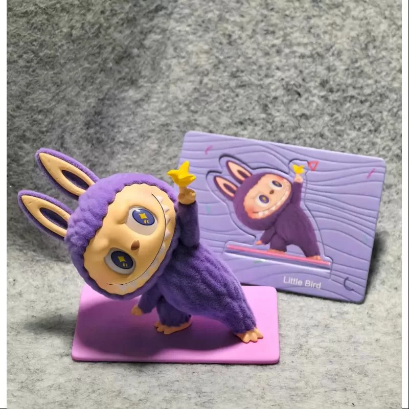 Labubu Die Monster Lazy Yoga Serie Little Bird
