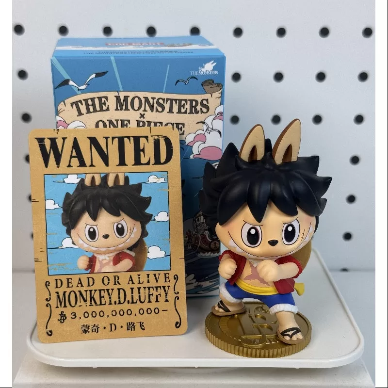 Labubu Die Monster X One Piece Serie MONKEY.D.LUFFY