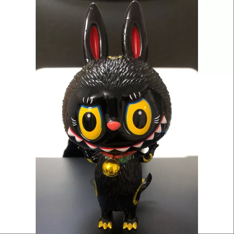 Labubu Die Monster Zimomo Maneki Black Hong Kong 2019 LIMITED