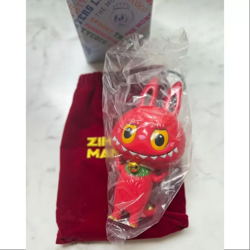 Labubu Die Monster Zimomo Maneki Red Tokyo WF 2020 LIMITED Labubu Die Monster Zimomo Maneki Red Tokyo WF 2020 LIMITED