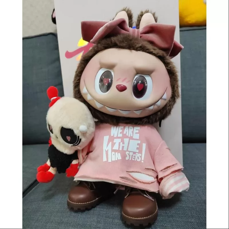 Labubu Die Monster fangen mich, wenn du mich magst Serie Vinylpuppe Secret Pink Seltene limitierte Auflage