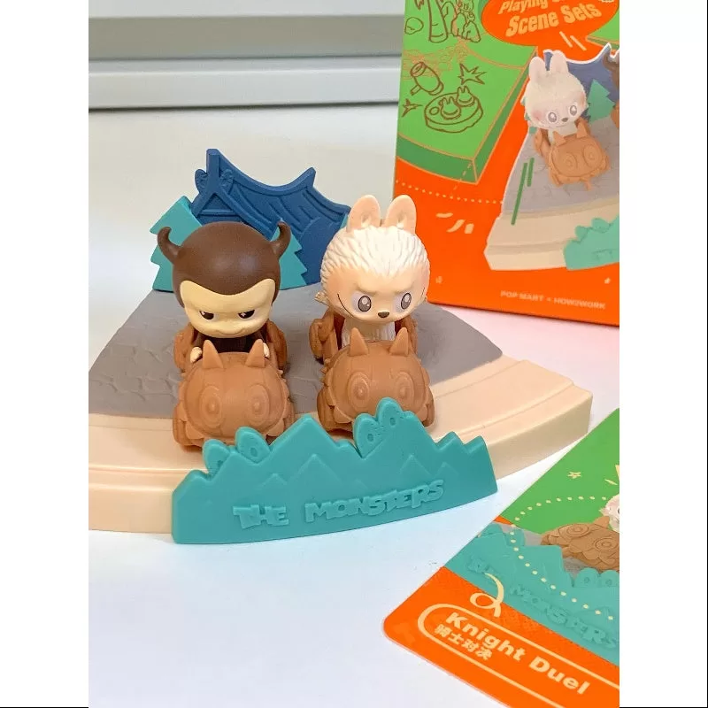 Labubu Die Monster spielen Spiele Serie Knight Duel