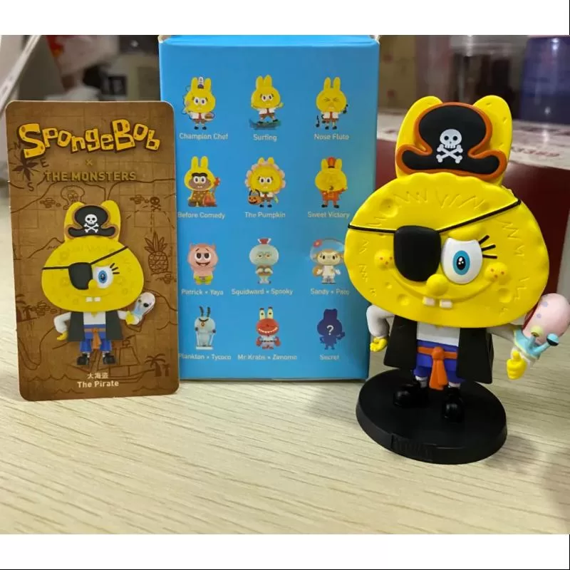 Labubu Die Monster x SpongeBob Serie Geheimnis Der Pirat Labubu Die Monster x SpongeBob Serie Geheimnis Der Pirat