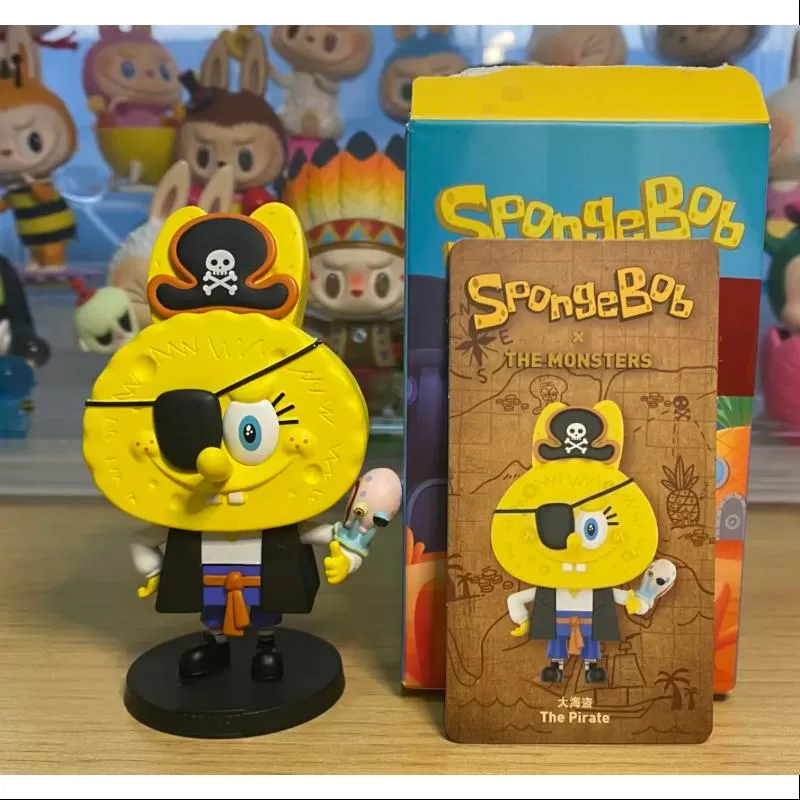 Labubu Die Monster x SpongeBob Serie Geheimnis Der Pirat Labubu Die Monster x SpongeBob Serie Geheimnis Der Pirat