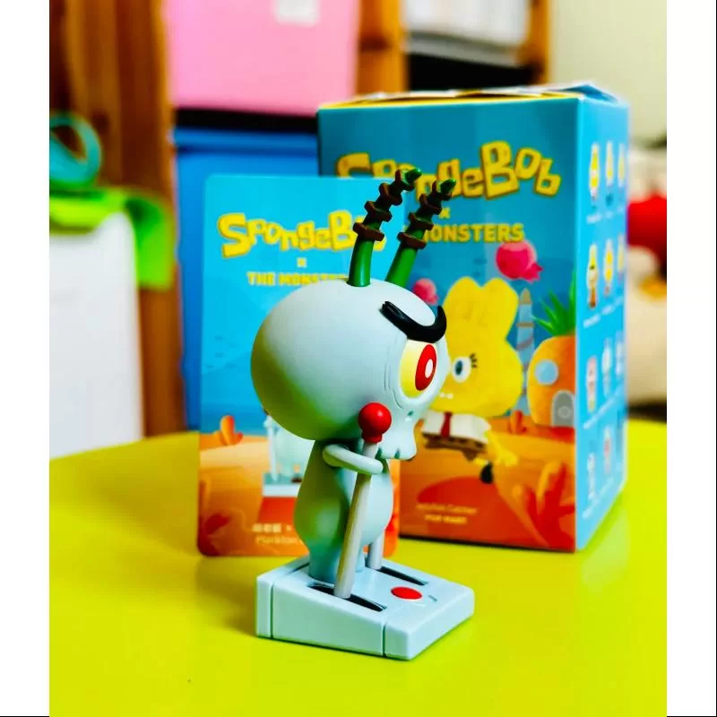 Labubu Die Monster x SpongeBob Serie Plankton X Tycoco