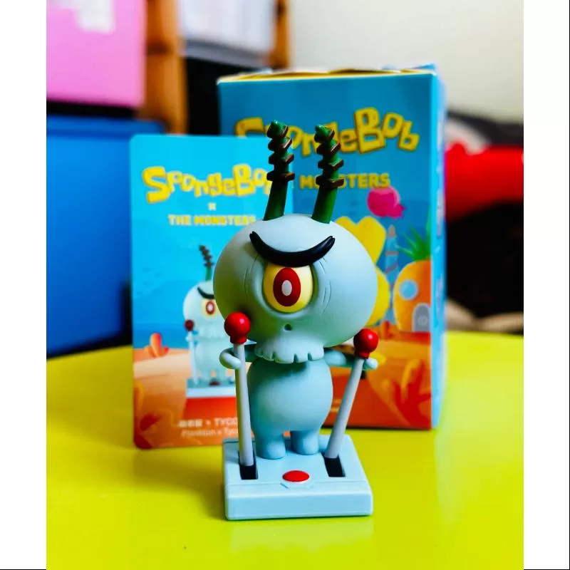 Labubu Die Monster x SpongeBob Serie Plankton X Tycoco