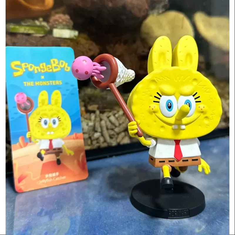 Labubu Die Monster x SpongeBob Serie Quallenfänger