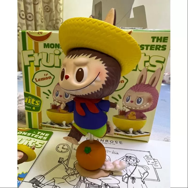 Labubu Die Monsters Fruits Serie Orange