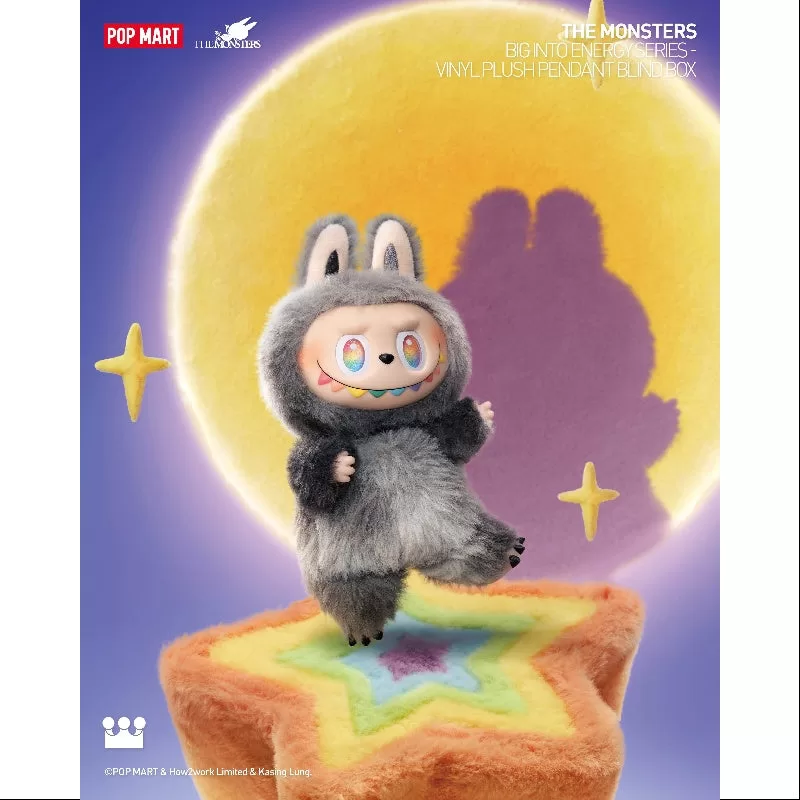 Labubu The Monsters Big into Energy Series Vinyl-Plüschanhänger, geheime ID (1/72)