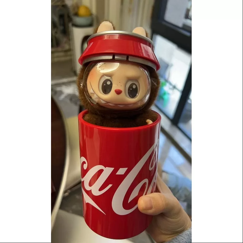 Labubu The Monsters Coca Cola Serie Vinyl-Gesichtsanhänger Secret Mysterious Guest (1/72)