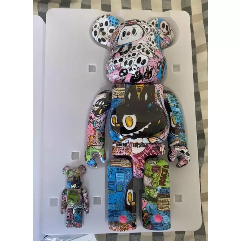 Labubu The Monsters Kasing Lung x Bearbrick 400 % & 100 % Set LIMITIERT