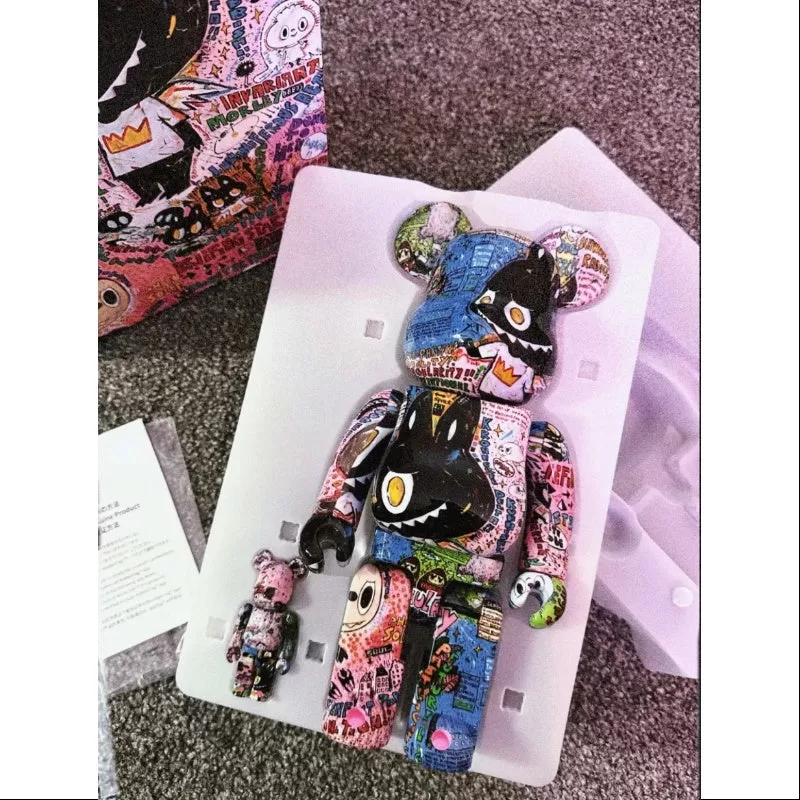 Labubu The Monsters Kasing Lung x Bearbrick 400 % & 100 % Set LIMITIERT Labubu The Monsters Kasing Lung x Bearbrick 400 % & 100 % Set LIMITIERT