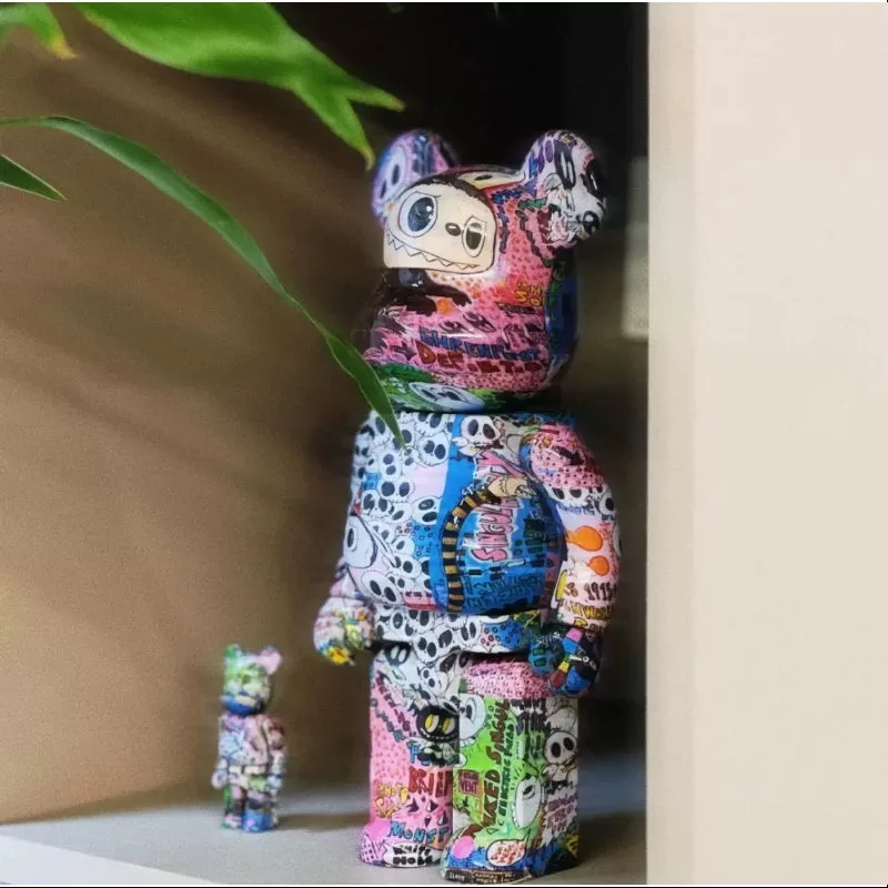 Labubu The Monsters Kasing Lung x Bearbrick 400 % & 100 % Set LIMITIERT Labubu The Monsters Kasing Lung x Bearbrick 400 % & 100 % Set LIMITIERT