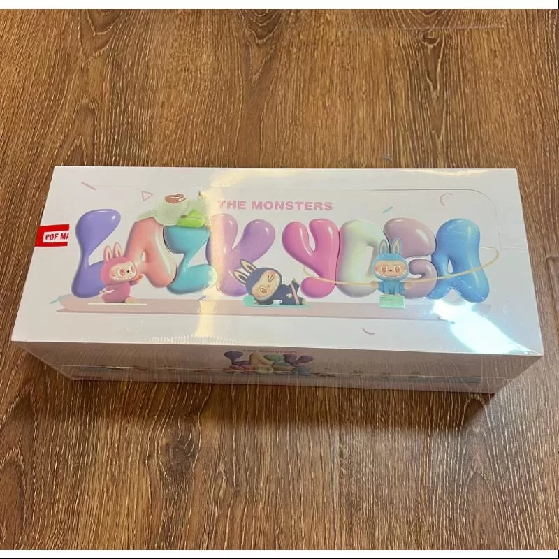 Labubu The Monsters Lazy Yoga Serie Ganzes Set Brandneu mit Kunststoff