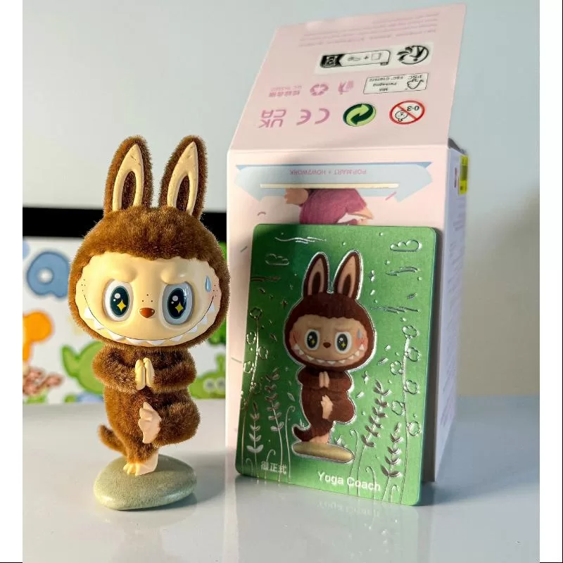 Labubu The Monsters Lazy Yoga Serie Geheimer Yoga-Coach