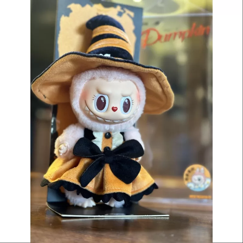 Labubu The Monsters Mokoko Magic Of Pumpkin Vinyl-Plüschanhänger 2024 Limitierte Auflage Labubu The Monsters Mokoko Magic Of Pumpkin Vinyl-Plüschanhänger 2024 Limitierte Auflage