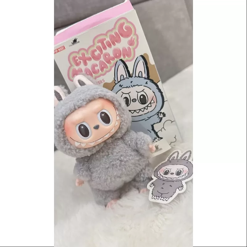Labubu The Monsters Spannende Macaron Vinyl Face Series Sesambohne