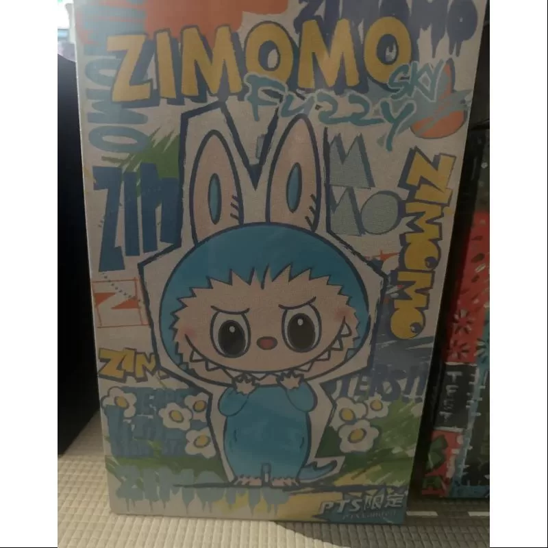 Labubu The Monsters Zimomo Fuzzy Sky Orange LIMITED