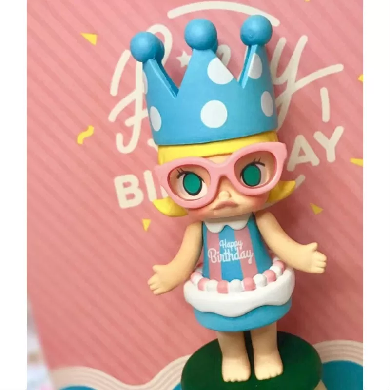 MOLLY Happy Birthday Blaue Figur 2016 Limitierte Auflage MOLLY Happy Birthday Blaue Figur 2016 Limitierte Auflage
